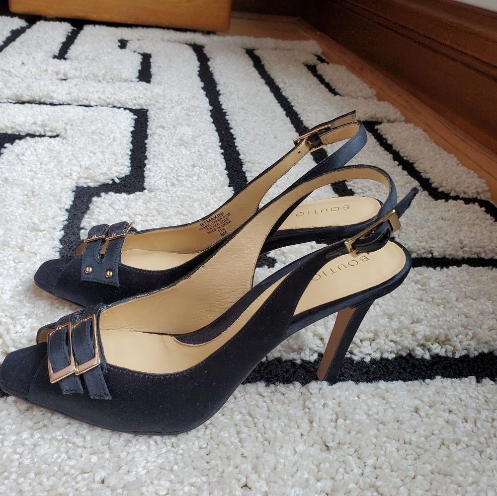 Boutique 9 Satin slingbacks - Picture 4 of 8